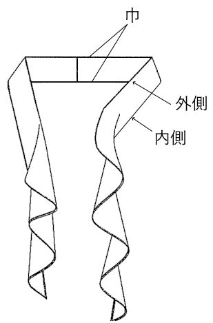 ビンテージサテンボータイフリル